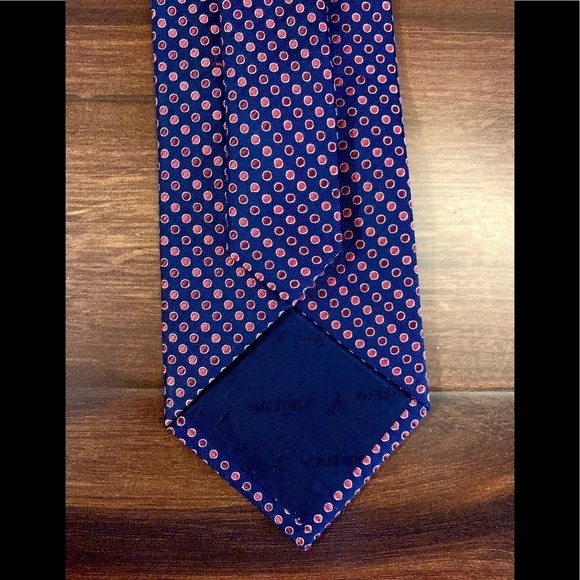 NAUTICA Vintage Navy 100% Silk Necktie - Picture 5 of 10